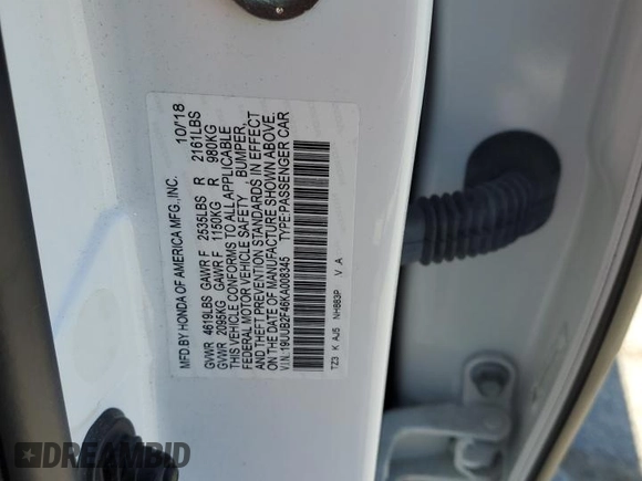 2019 Acura TLX Technology z VIN 19UUB2F46KA008345, wystawiony jako Copart lot #58244695 z przebiegiem 121 982 mil mil oraz Czysty tytuł • Clean title. Historia ofert i sprzedaży dostępna na DreamBid. Obrazek 12.
