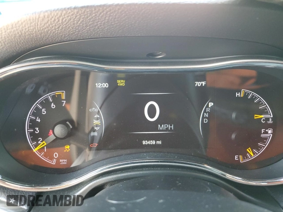 2020 Jeep Grand Cherokee Laredo E with VIN 1C4RJFAG4LC225205, listed as a Copart auction lot 55650525 with 93,459 mi miles and Salvage title. Bid and sale history available at DreamBid. Image 9.