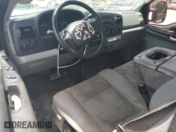 2006 Ford Super Duty F-250 XL with VIN 1FTSX21596EC19979, listed as a Copart auction lot 61600054 with 235,707 mi miles and Salvage Title. Bid and sale history available at carsss.com. Image 8.