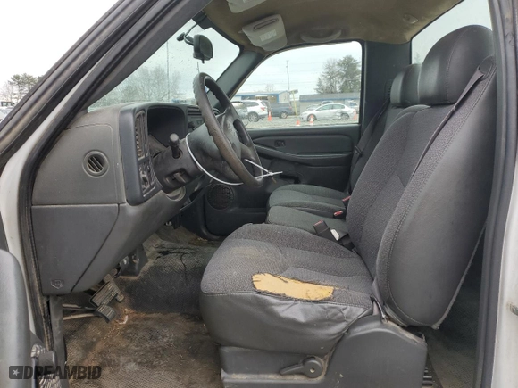 2005 Chevrolet Silverado 1500 Work Truck with VIN 1GCEC14X95Z220251, listed as a Copart auction lot 89180425 with NaN miles and Salvage Title. Bid and sale history available at carsss.com. Image 7.