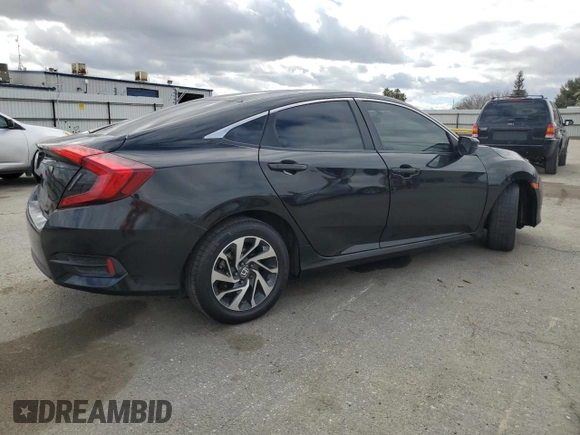 2017 Honda Civic Sedan LX with VIN 2HGFC2F55HH556765, listed as a Copart auction lot 47241065 with 104,038 mi miles and Salvage Title. Bid and sale history available at carsss.com. Image 3.
