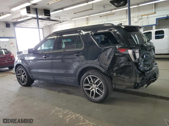 2016 Ford Explorer Sport with VIN 1FM5K8GT3GGD14074, listed as a Copart auction lot 52121725 with 85,138 mi miles and Salvage Title. Bid and sale history available at carsss.com. Image 2.