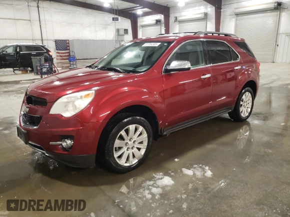 2010 Chevrolet Equinox LTZ with VIN 2CNFLGEY8A6215607, listed as a Copart auction lot 51704305 with 158,253 mi miles and Clean Title. Bid and sale history available at DreamBid. Image 1.