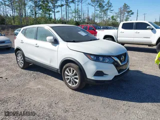 2021 Nissan Rogue Sport S with VIN JN1BJ1AV0MW306675, listed as a IAAI auction lot 41849537 with 1 mi miles. Bid and sale history available at carsss.com. Image 1.