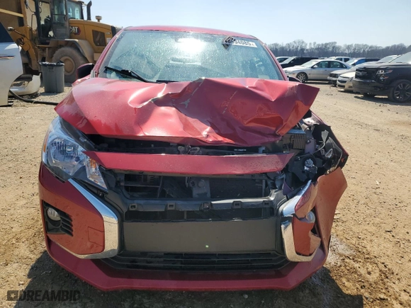 2022 Mitsubishi Mirage G4 ES with VIN ML32FUFJ1NHF06613, listed as a Copart auction lot 48594085 with 24,630 mi miles and Salvage Title. Bid and sale history available at carsss.com. Image 5.
