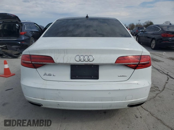 2017 Audi A8 z VIN WAU44AFD2HN009512, wystawiony jako Copart lot #50818385 z przebiegiem 44 175 mil mil oraz Szkoda całkowita • Salvage title. Historia ofert i sprzedaży dostępna na DreamBid. Obrazek 6.