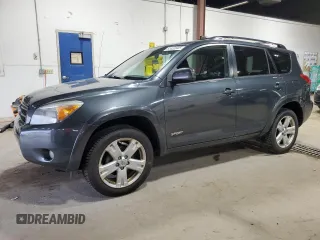 2008 Toyota RAV4 Sport with VIN JTMBD32VX86071321, listed as a Copart auction lot 64455945 with 143,160 mi miles and Salvage title. Bid and sale history available at DreamBid. Image 1.