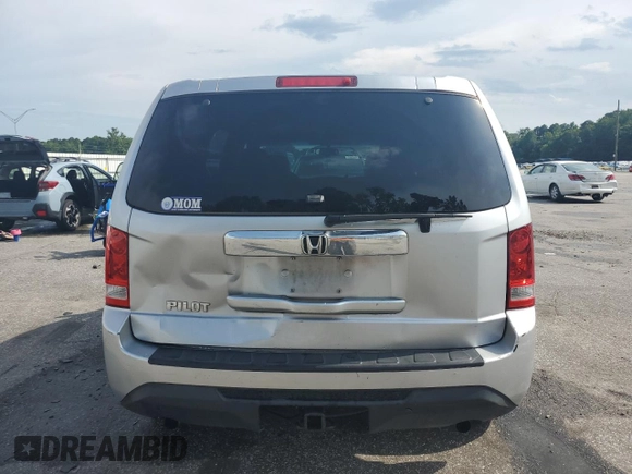 2012 Honda Pilot LX with VIN 5FNYF3H28CB005705, listed as a Copart auction lot 60687955 with 212,315 mi miles and Salvage title. Bid and sale history available at DreamBid. Image 6.