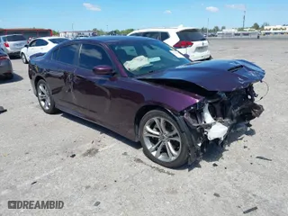 2021 Dodge Charger R/T with VIN 2C3CDXCTXMH603768, listed as a IAAI auction lot 41841121 with 19,272 mi miles. Bid and sale history available at carsss.com. Image 1.