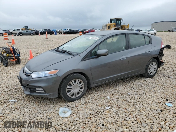 2013 Honda Insight with VIN JHMZE2H35DS005495, listed as a Copart auction lot 51988705 with 66,033 mi miles and Salvage title. Bid and sale history available at DreamBid. Image 1.