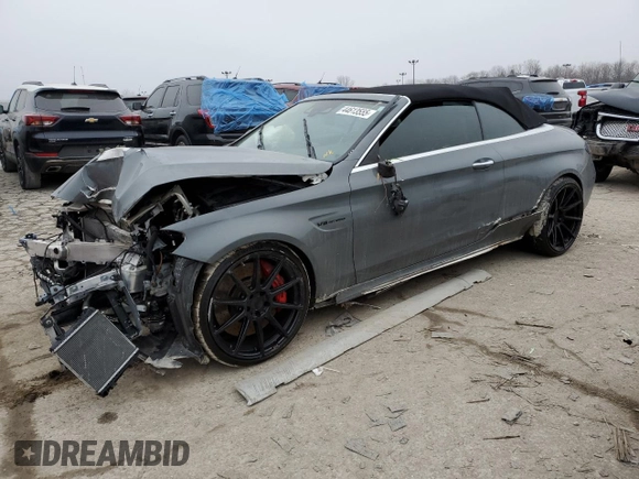 2017 Mercedes-Benz C 63 S AMG z VIN WDDWK8HB6HF447553, wystawiony jako Copart lot #44613555 z przebiegiem 15 460 mil mil oraz Szkoda całkowita • Salvage title. Historia ofert i sprzedaży dostępna na DreamBid. Obrazek 1.