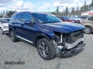 2022 Hyundai Santa Fe SEL with VIN 5NMS2DAJXNH384426, listed as a IAAI auction lot 42082280 with 76,462 mi miles. Bid and sale history available at carsss.com. Image 1.