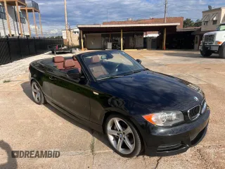 2010 BMW 1 Series 135i with VIN WBAUN9C51AVK41985, listed as a Copart auction lot 85383524 with 111,260 mi miles and Clean Title. Bid and sale history available at carsss.com. Image 1.