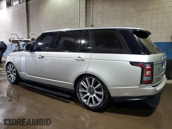 2015 Land Rover Range Rover Autobiography z VIN SALGV3TF7FA214173, wystawiony jako Copart lot #48770415 z przebiegiem 142 850 mil mil oraz Czysty tytuł • Clean title. Historia ofert i sprzedaży dostępna na DreamBid. Obrazek 2.