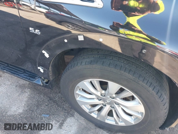2017 Infiniti QX80 with VIN JN8AZ2NEXH9153684, listed as a IAAI auction lot 41737303 with 87,515 mi miles and . Bid and sale history available at DreamBid. Image 19.