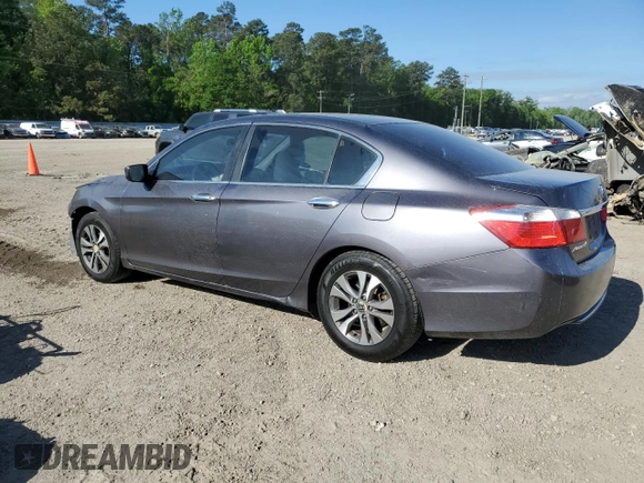 2015 Honda Accord Sedan LX with VIN 1HGCR2F34FA042983, listed as a Copart auction lot 52967885 with 250,164 mi miles and Salvage Title. Bid and sale history available at carsss.com. Image 2.