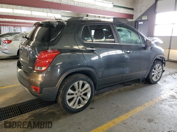 2018 Chevrolet Trax Premier with VIN 3GNCJRSB1JL242952, listed as a Copart auction lot 45336255 with 50,617 mi miles and Salvage Title. Bid and sale history available at carsss.com. Image 3.