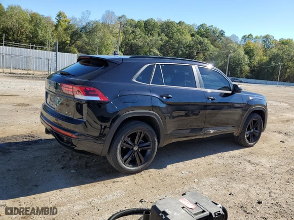 2023 Volkswagen Atlas Cross Sport 3.6L V6 SEL with VIN 1V2SE2CA1PC223715, listed as a Copart auction lot 79747424 with 20,308 mi miles and Salvage Title. Bid and sale history available at carsss.com. Image 3.