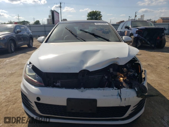 2016 Volkswagen Golf GTI S w/Performance Pkg with VIN 3VW447AU7GM069675, listed as a Copart auction lot 69179784 with 117,111 mi miles and Salvage Title. Bid and sale history available at carsss.com. Image 5.