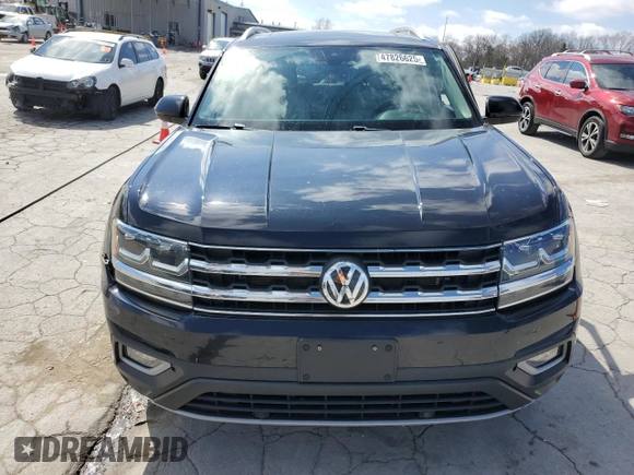2019 Volkswagen Atlas SEL with VIN 1V2ER2CA3KC555133, listed as a Copart auction lot 47826625 with 86,182 mi miles and Salvage title. Bid and sale history available at DreamBid. Image 5.