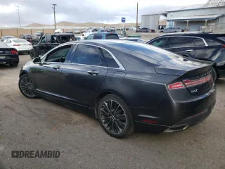 2015 Lincoln MKZ with VIN 3LN6L2GK9FR621715, listed as a Copart auction lot 43850274 with 59,559 mi miles and Salvage Title. Bid and sale history available at carsss.com. Image 2.