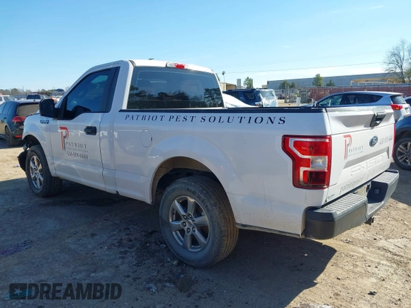 2018 Ford F-150 XL with VIN 1FTMF1CB6JKE60661, listed as a IAAI auction lot 41276885 with 142,090 mi miles. Bid and sale history available at carsss.com. Image 3.