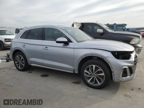 2023 Audi Q5 S line Premium z VIN WA1GAAFY3P2155990, wystawiony jako Copart lot #42785974 z przebiegiem Nie podano mil oraz Szkoda całkowita • Salvage title. Historia ofert i sprzedaży dostępna na DreamBid. Obrazek 4.