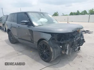 2019 Land Rover Range Rover z VIN SALGS2RE7KA551681, wystawiony jako IAAI lot #42300171 z przebiegiem 117 665 mil mil oraz . Historia ofert i sprzedaży dostępna na DreamBid. Obrazek 1.