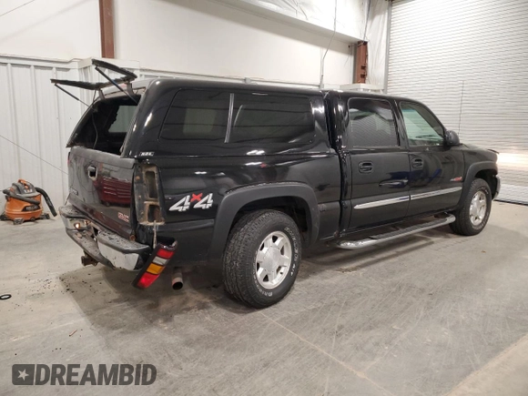 2006 GMC Sierra 1500 SLT with VIN 2GTEK13N261170631, listed as a Copart auction lot 83813904 with 133,834 mi miles and Non Repairable. Bid and sale history available at carsss.com. Image 3.