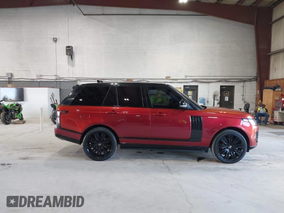 2018 Land Rover Range Rover HSE with VIN SALGS2SV6JA504358, listed as a IAAI auction lot 42692991 with 63,888 mi miles and . Bid and sale history available at DreamBid. Image 13.
