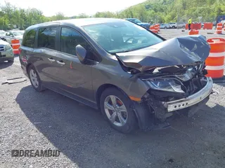 2019 Honda Odyssey EX-L z VIN 5FNRL6H71KB019129, wystawiony jako IAAI lot #42112628 z przebiegiem 79 582 mil mil oraz . Historia ofert i sprzedaży dostępna na DreamBid. Obrazek 1.