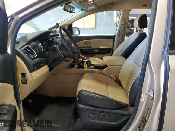 2015 Kia Sedona EX with VIN KNDMC5C1XF6020093, listed as a Copart auction lot 53555475 with 172,154 mi miles and Clean Title. Bid and sale history available at carsss.com. Image 7.