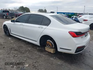 2022 BMW 7 Series 740i with VIN WBA7T2C03NCH94625, listed as a IAAI auction lot 41632368 with 41,953 mi miles. Bid and sale history available at carsss.com. Image 3.