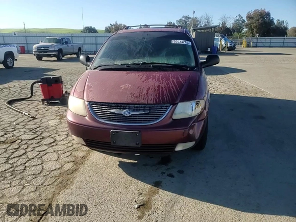 2001 Chrysler Town & Country Limited with VIN 2C8GP64L31R234088, listed as a Copart auction lot 50024265 with 141,556 mi miles and Salvage Title. Bid and sale history available at carsss.com. Image 10.