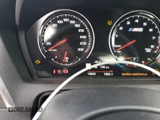 2019 BMW M2 Competition with VIN WBS2U7C52KVB08991, listed as a Copart auction lot 88161215 with 14,843 mi miles and Salvage Title. Bid and sale history available at carsss.com. Image 9.