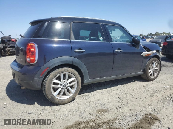 2013 MINI Countryman with VIN WMWZB3C50DWR36081, listed as a Copart auction lot 57513875 with 78,199 mi miles and Salvage title. Bid and sale history available at DreamBid. Image 3.