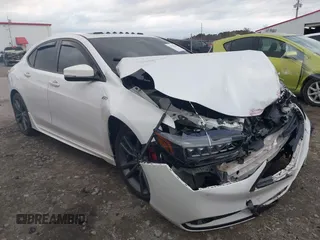2019 Acura TLX w/A-Spec Pkg with VIN 19UUB1F65KA003195, listed as a IAAI auction lot 41225367 with 86,778 mi miles. Bid and sale history available at carsss.com. Image 1.