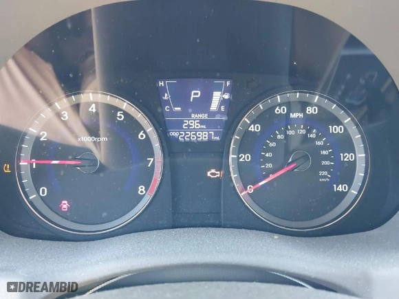 2012 Hyundai Accent GLS with VIN KMHCT4AE2CU186753, listed as a IAAI auction lot 41813259 with 226,987 mi miles. Bid and sale history available at carsss.com. Image 7.