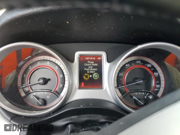 2018 Dodge Journey SE with VIN 3C4PDCAB4JT535583, listed as a Copart auction lot 86882794 with 102,716 mi miles and Salvage Title. Bid and sale history available at carsss.com. Image 9.