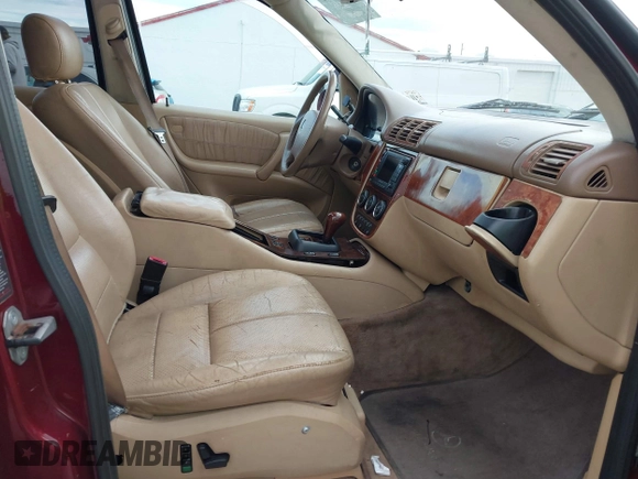 2002 Mercedes-Benz M 320/430/500 with VIN 4JGAB75E82A327928, listed as a IAAI auction lot 41694926 with 190,187 mi miles and . Bid and sale history available at DreamBid. Image 5.