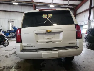 2020 Chevrolet Suburban Premier with VIN 1GNSKJKC5LR174248, listed as a Copart auction lot 73365664 with 124,755 mi miles and Salvage Title. Bid and sale history available at carsss.com. Image 6.