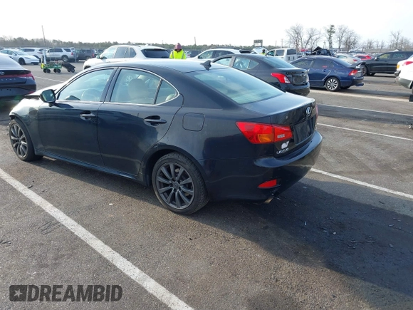 2008 Lexus IS 250 with VIN JTHCK262682026709, listed as a IAAI auction lot 41782718 with 176,815 mi miles. Bid and sale history available at carsss.com. Image 3.