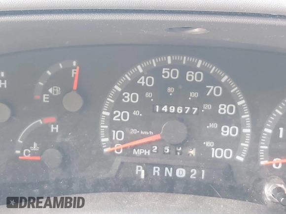1998 Ford F-150 with VIN 1FTZX1764WNB15831, listed as a IAAI auction lot 42529692 with 149,677 mi miles and . Bid and sale history available at DreamBid. Image 7.