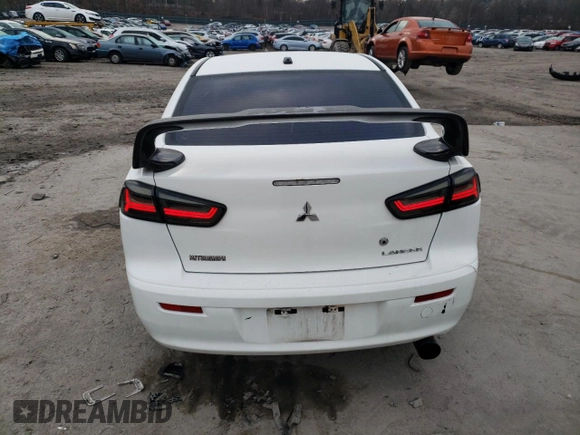 2010 Mitsubishi Lancer GTS with VIN JA32U8FW1AU026297, listed as a Copart auction lot 80580974 with 186,384 mi miles and Salvage Title. Bid and sale history available at DreamBid. Image 6.