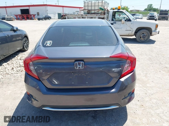 2019 Honda Civic Sedan LX with VIN 19XFC2F63KE025722, listed as a IAAI auction lot 42045594 with 57,290 mi miles. Bid and sale history available at carsss.com. Image 16.