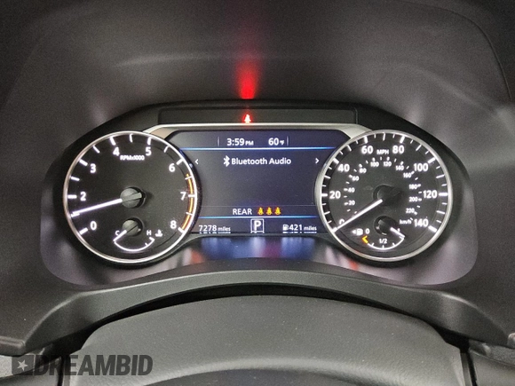2025 Nissan Altima SR with VIN 1N4BL4CVXSN350519, listed as a Copart auction lot 53290285 with 7,278 mi miles and Clean Title. Bid and sale history available at DreamBid. Image 9.