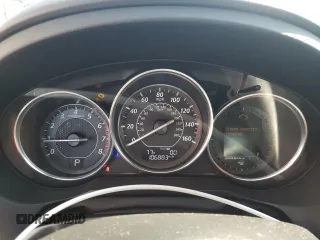 2015 Mazda 6 i Touring with VIN JM1GJ1T52F1216136, listed as a Copart auction lot 54016345 with 106,883 mi miles and Salvage Title. Bid and sale history available at carsss.com. Image 9.
