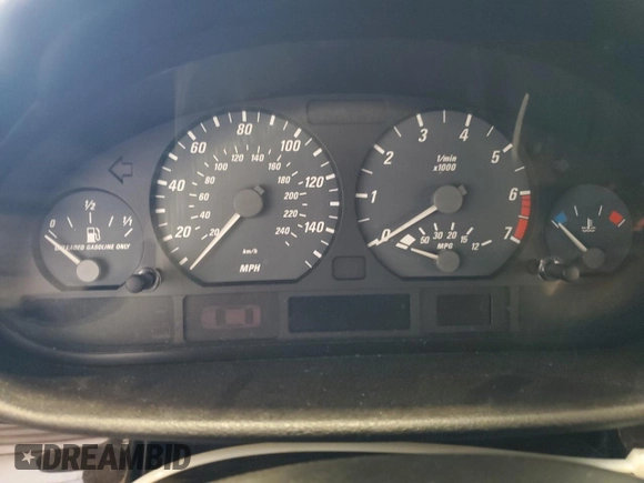 2002 BMW 3 Series 325Ci with VIN WBABS334X2PG87677, listed as a Copart auction lot 48860095 with Not Provided miles and Salvage Title. Bid and sale history available at DreamBid. Image 9.