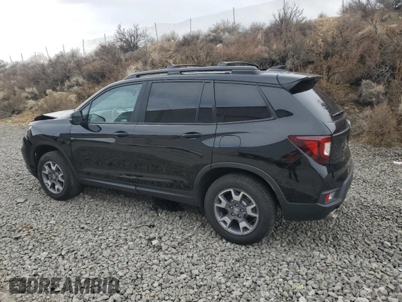 2023 Honda Passport TrailSport with VIN 5FNYF8H63PB010963, listed as a Copart auction lot 43573485 with 18,610 mi miles and Salvage title. Bid and sale history available at DreamBid. Image 2.