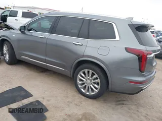 2021 Cadillac XT6 Luxury with VIN 1GYKPAR42MZ137548, listed as a IAAI auction lot 41630991 with 23,793 mi miles. Bid and sale history available at carsss.com. Image 3.
